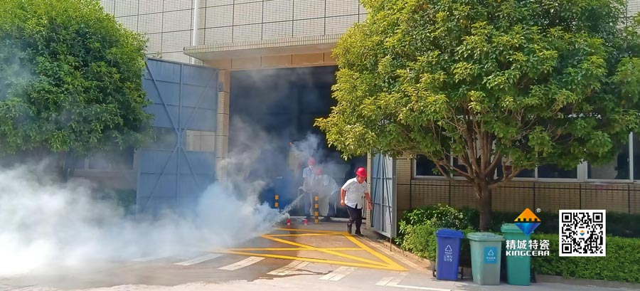 欧博ABG起劲配合消防联合演练，，，，，，，共筑清静生产防地