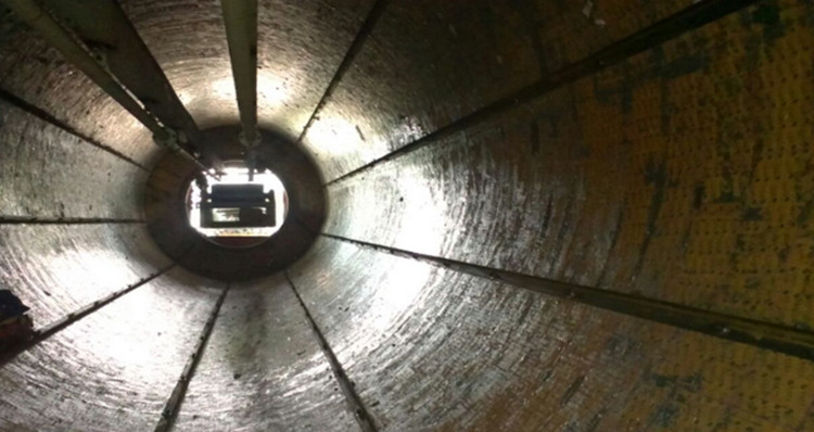 安徽某烧结厂圆筒混淆机使用欧博ABG耐磨陶瓷衬板